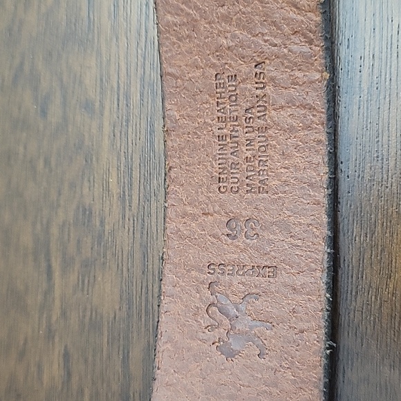 Men's Express Clothing Leather Belt size 36 - Picture 4 of 7
